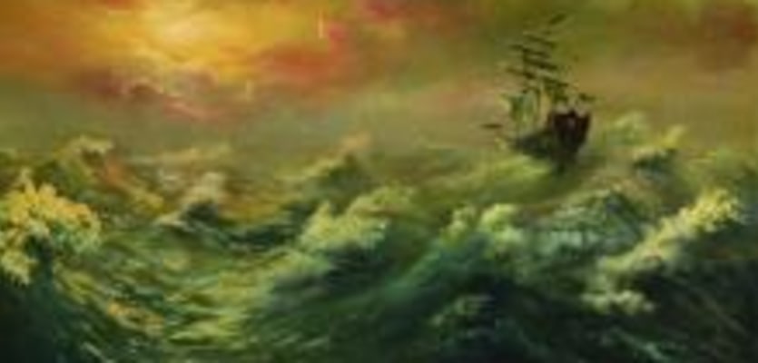 rough waters storm
