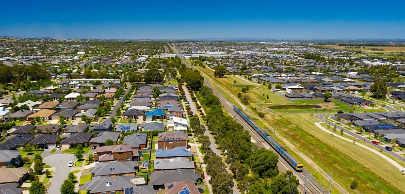 melbourne suburbs train aerial reb ignrvi