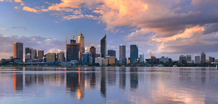 perth sunset skyline reb rp4bze