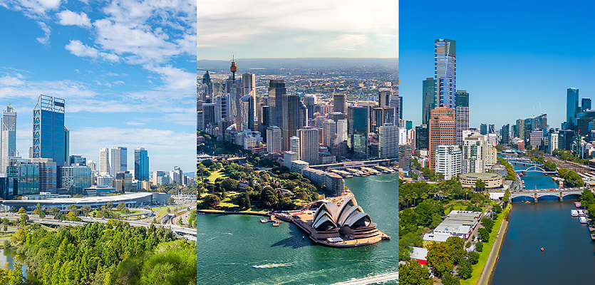 perth sydney melbourne cbd reb yns6dg