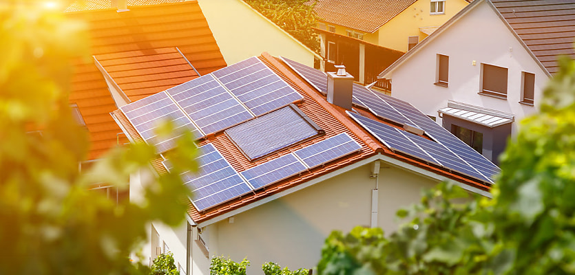 solar panels house roof reb cpckt8
