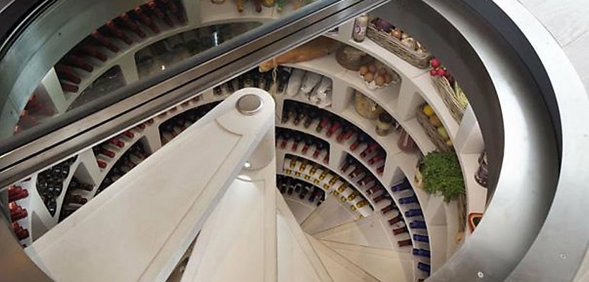 spiral wine storage