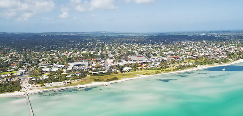rosebud suburb aerial victoria spi mazyol