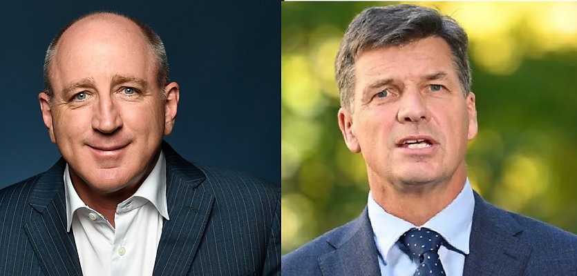 Luke howarth mp angus taylor mp shadow treasurer shadow assistant treasurer TA o9fcqc