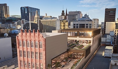 CBD Melbourne aerial reb