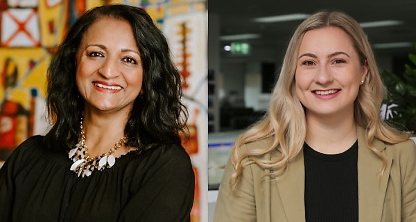 Sadhana Smiles and Grace Ormsby 1