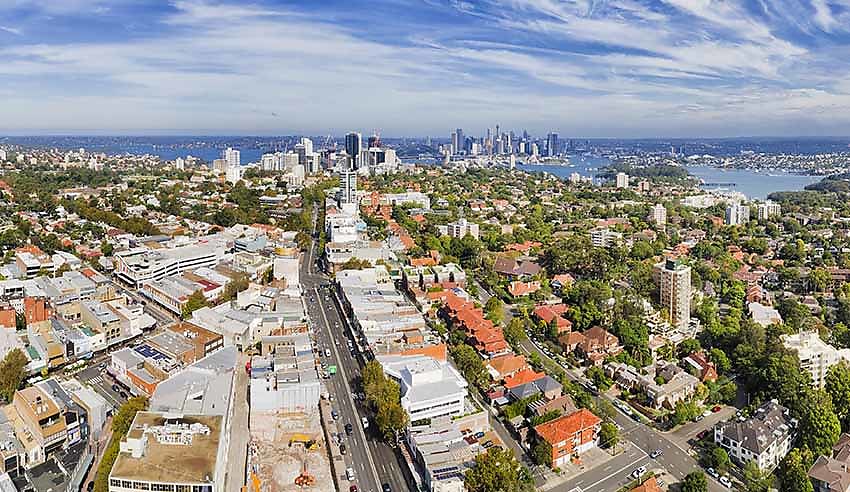 Sydney Crows Nest suburbs lw