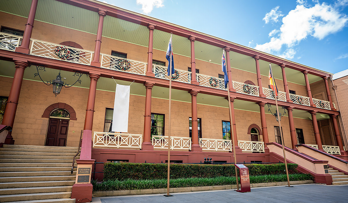 NSW parliament house spi tdhggi