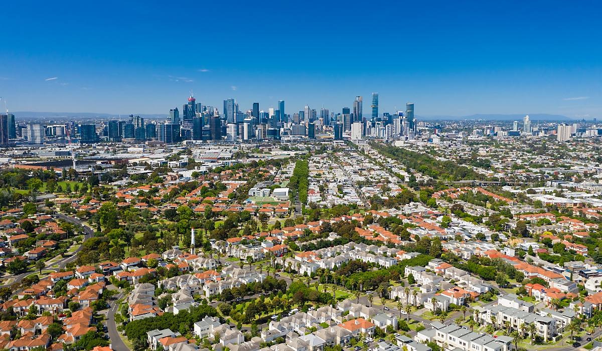 Victoria Melbourne houses aerial spi bzwbos