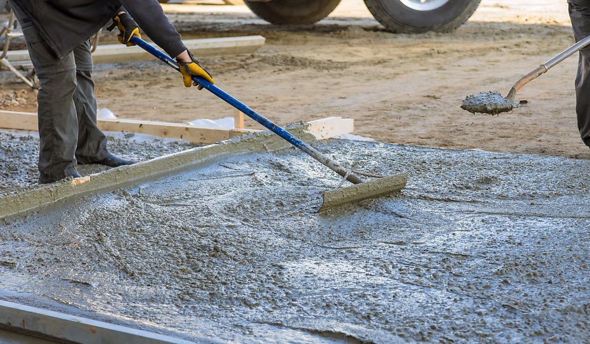 concrete driveway poured spi devvlf