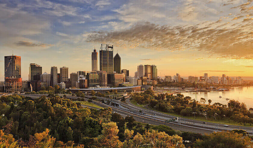 perth sunset skyline spi