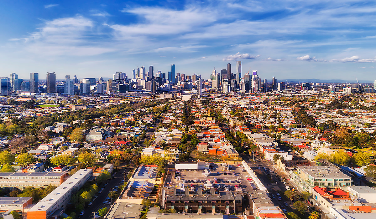 melbourne cbd victoria aerial spi drsgro