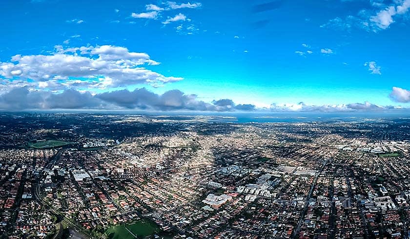 NSW Western Sydney aerial spi