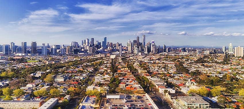 Melbourne suburbs city ta