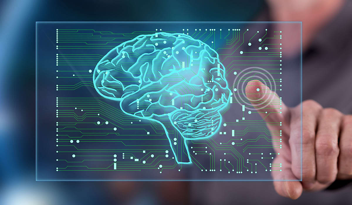 artificial intelligence AI concept spi nercut