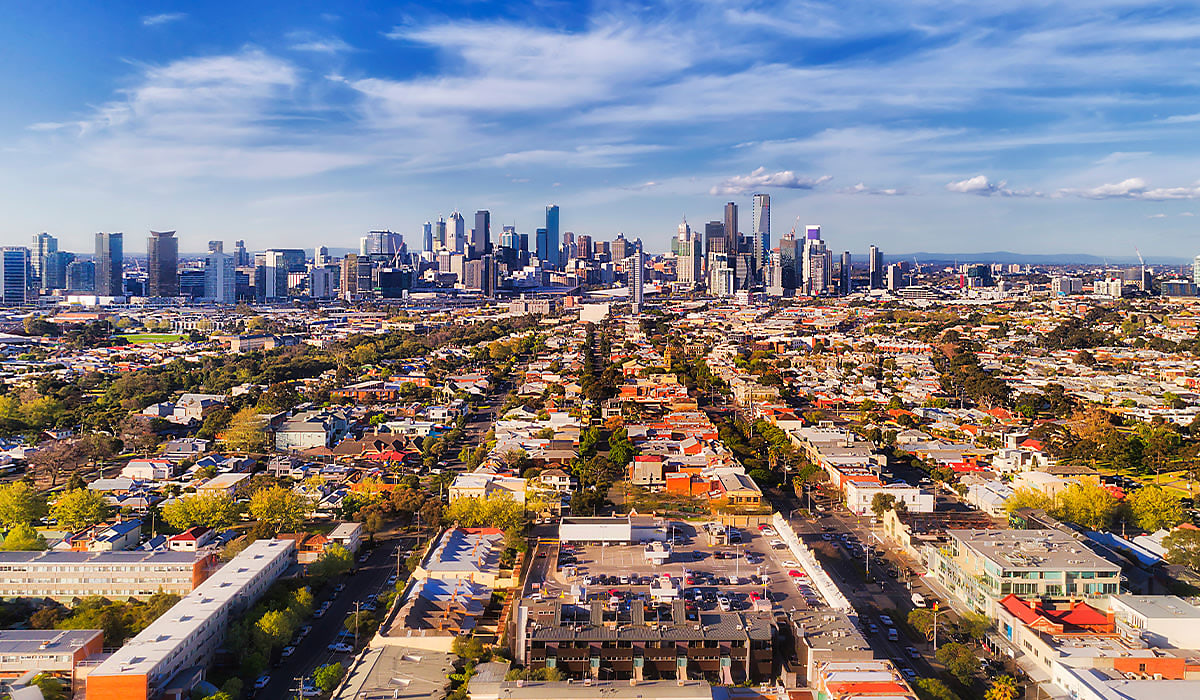 melbourne cbd victoria aerial spi drsgro