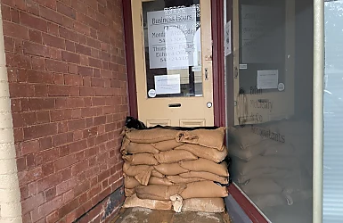‘It went over the top of the sandbags — water got in regardless’