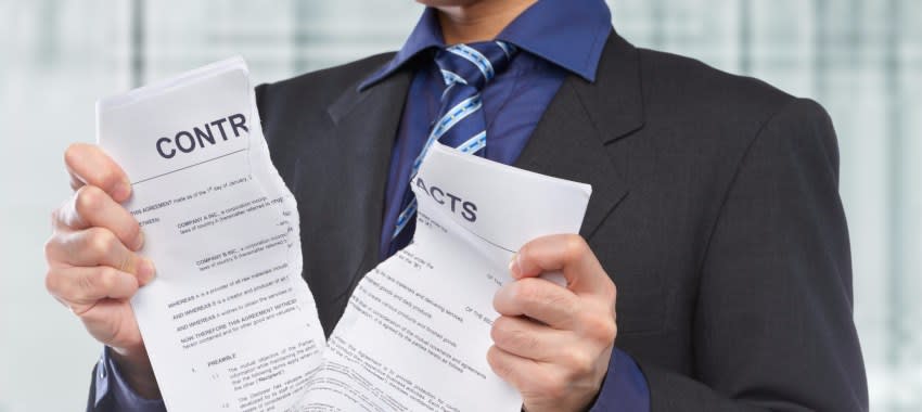 tear contract 