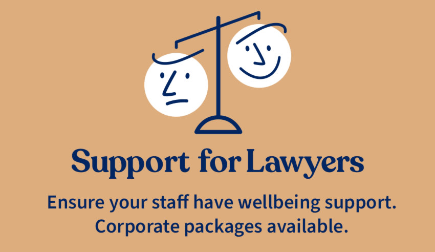 Confidential and specialist counselling support for lawyers