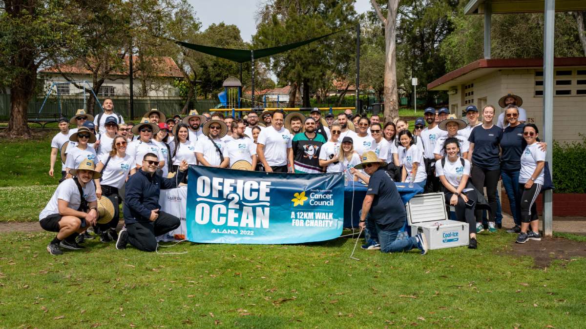 ALAND’s inaugural ‘Office2Ocean’ charity walk raises $55k for Cancer Council