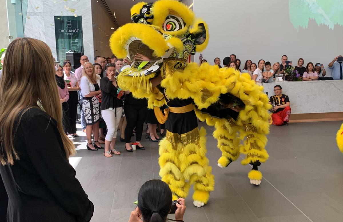 rsm australia celebrates lunar new year with lion dance performance