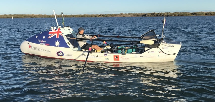 Perth broker becomes first person to solo row from Australia to Africa - Vimarsana News