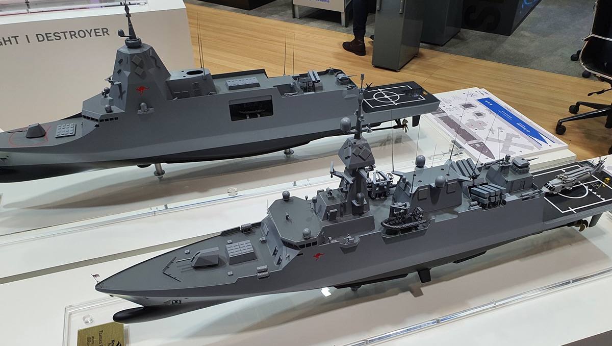 Navantia puts forward Tasman and Flight III surface ship designs