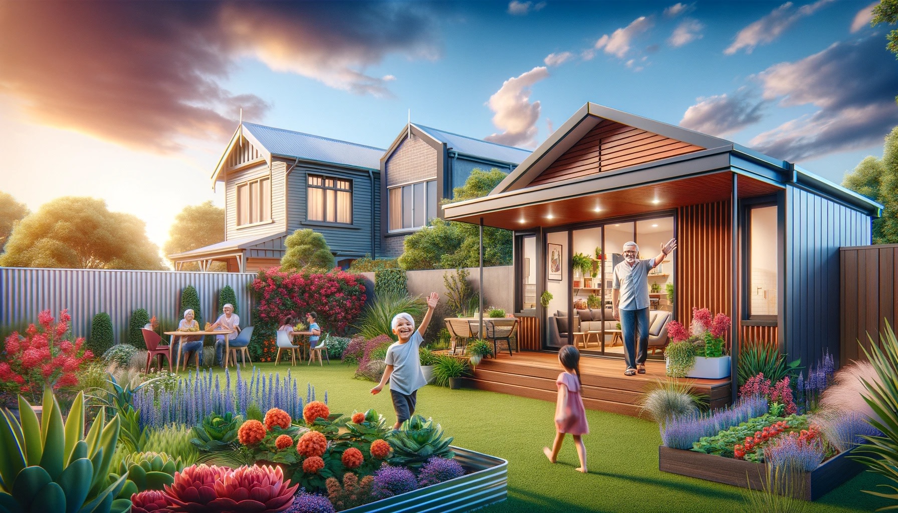 Granny flats become Aussie families' cost-effective solution to soaring living costs