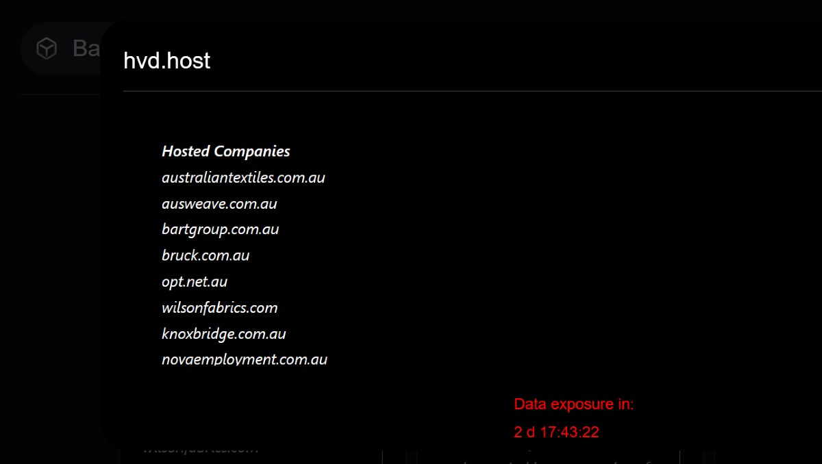 Raft of Australian companies compromised in hosting service hack