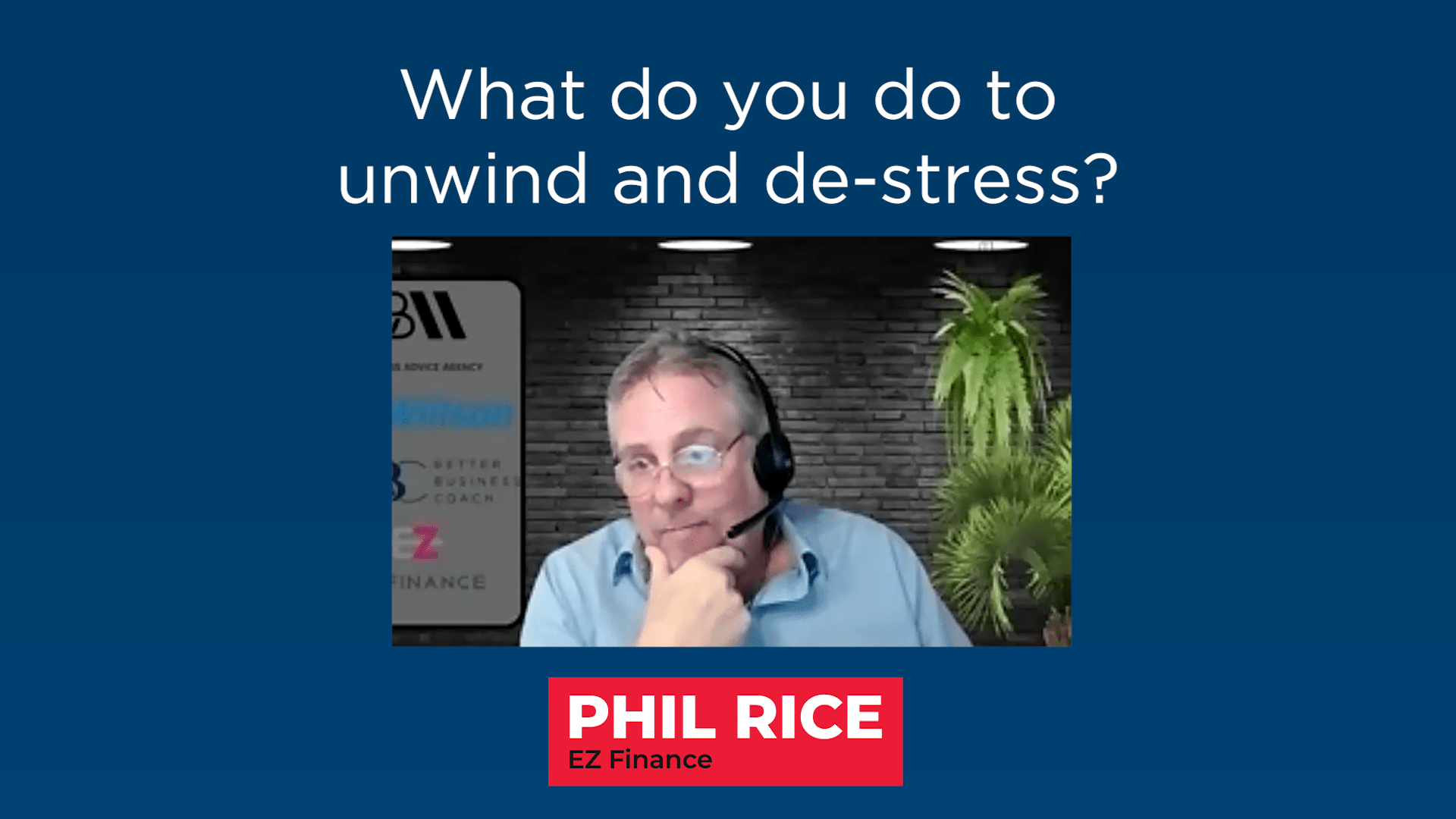 wellness wednesday phil rice ez finance glhuzr
