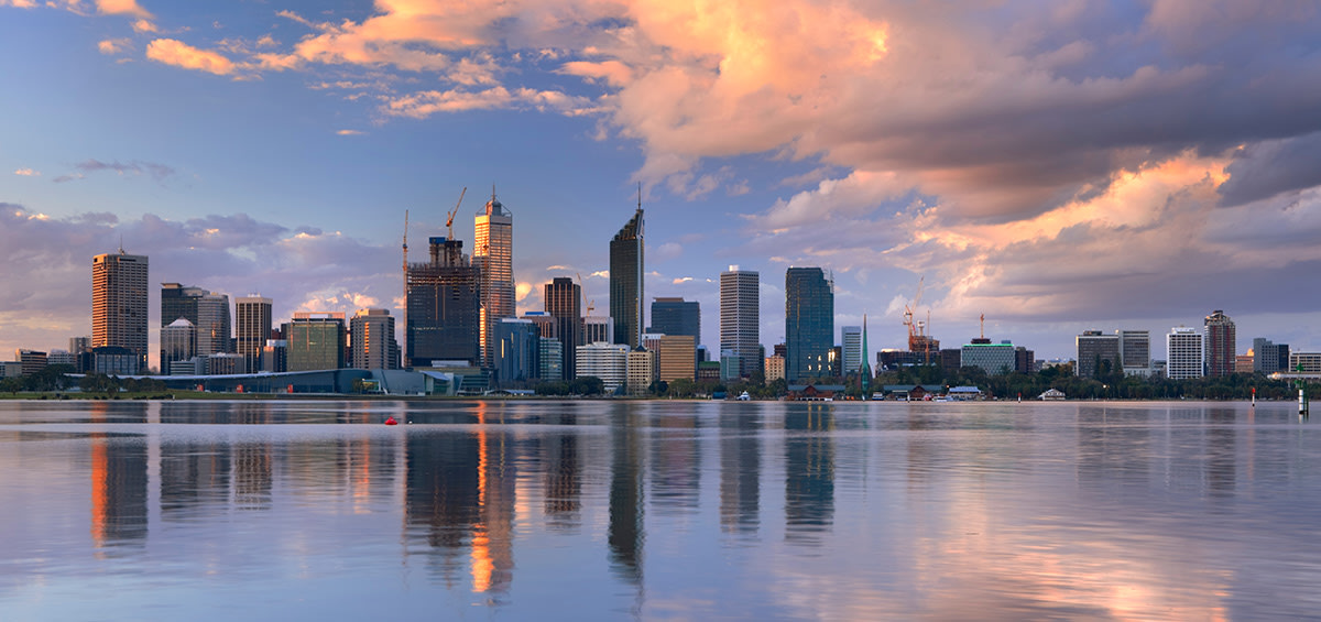 perth sunset skyline reb rp4bze