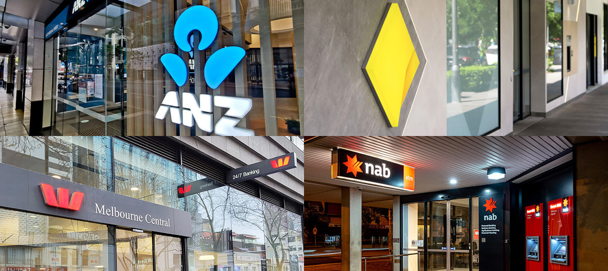 anz cba westpac nab branches ta xo wc