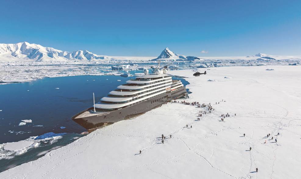 Scenic Eclipse launches fifth Antarctica season with new submersible, private jet transfers and helicopter experiences