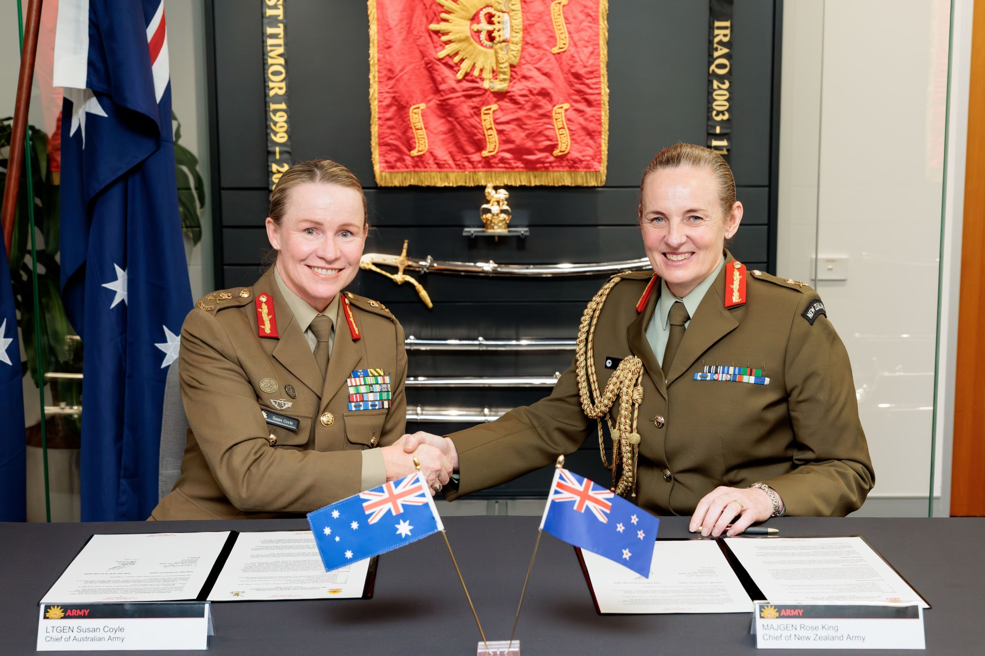 Australian Army signs renewed Plan Anzac bilateral agreement with New Zealand Army
