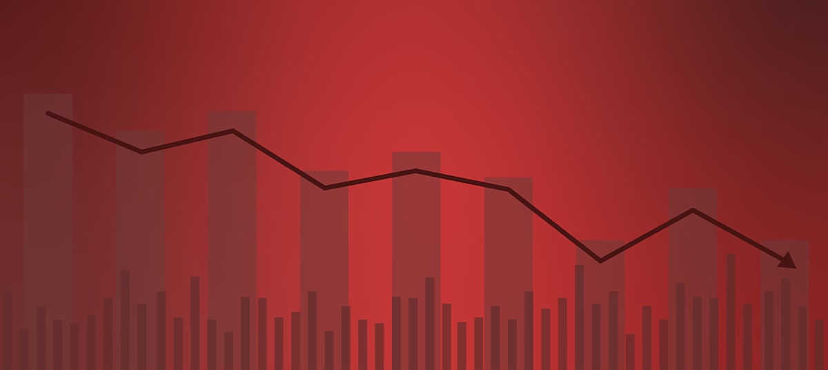 arrow down chart ta n srqb