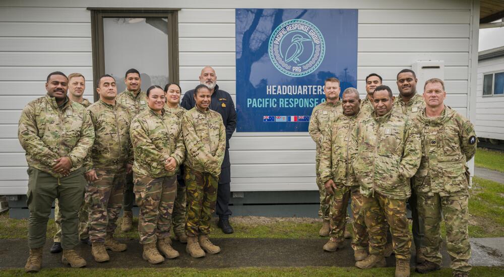 New Zealand Defence Force takes over leadership of Pacific Response Group from Australian Defence Force