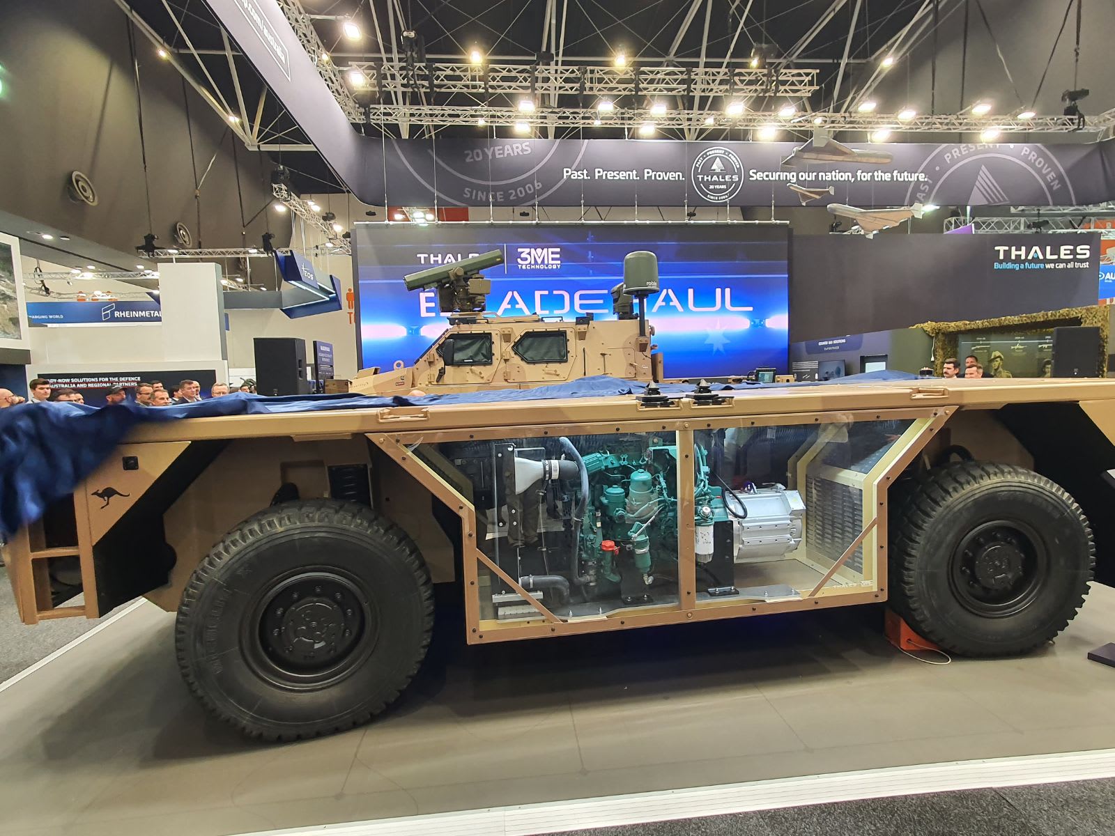 Thales Australia, 3ME Technology unveils BladeHaul uncrewed ground vehicle at Land Forces 2026