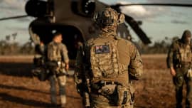 Soldiers at Exercise Talisman Sabre 25. Photo: PTE C