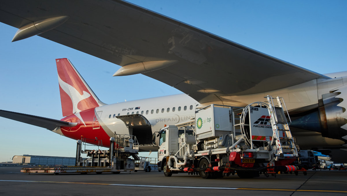 Qantas says customers will pay a small premium for sustainable aviation fuel