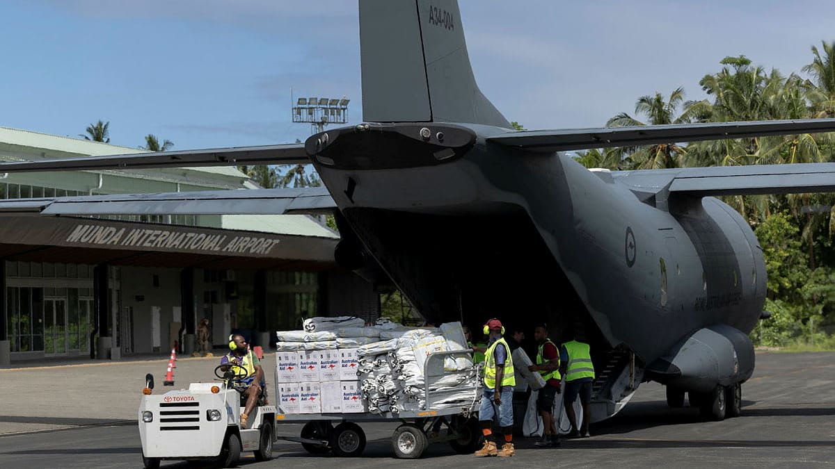 RAAF pitches in for Solomon Islands cyclone recovery