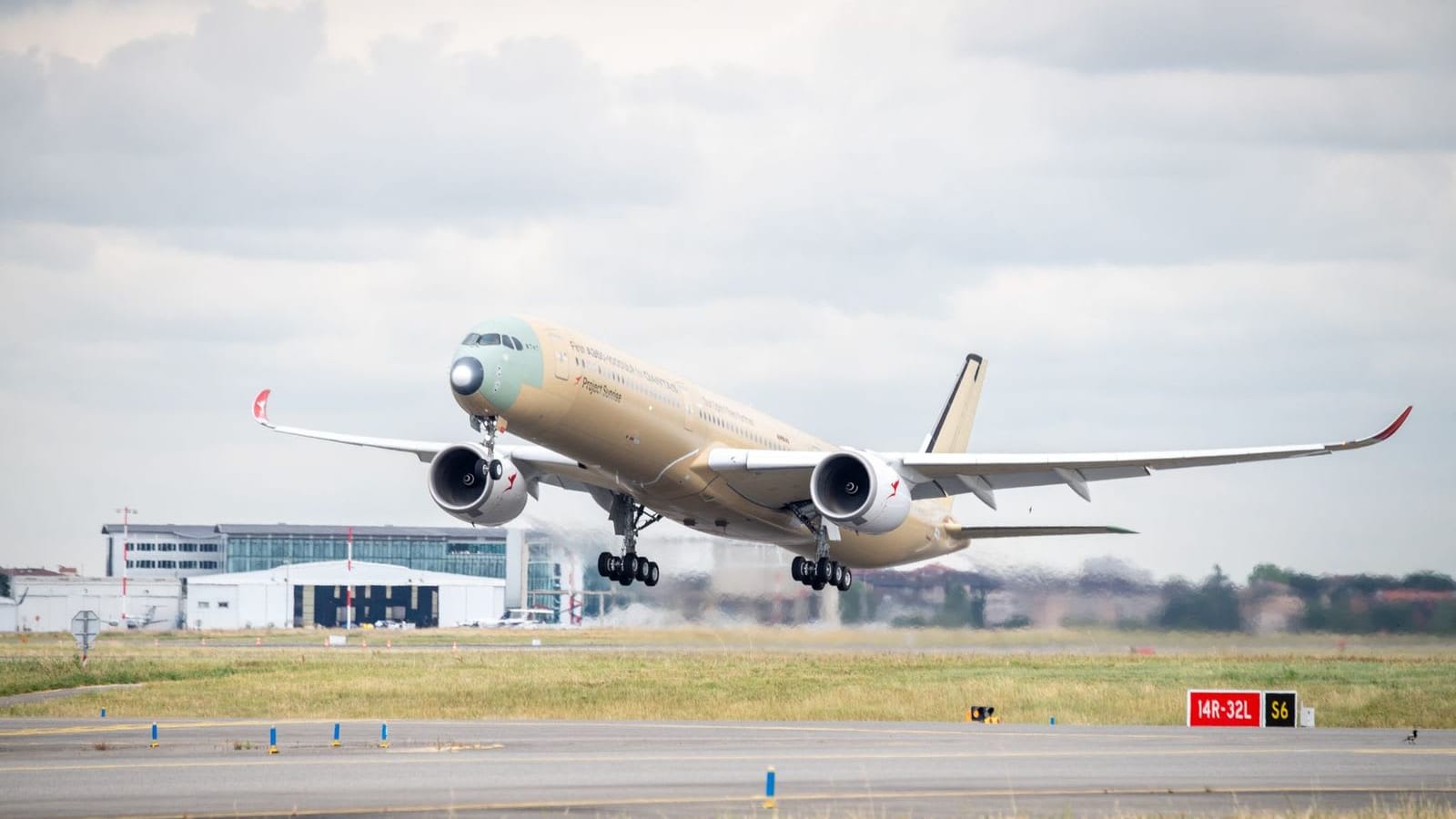 First Qantas A350-1000ULR lifts off in Project Sunrise milestone