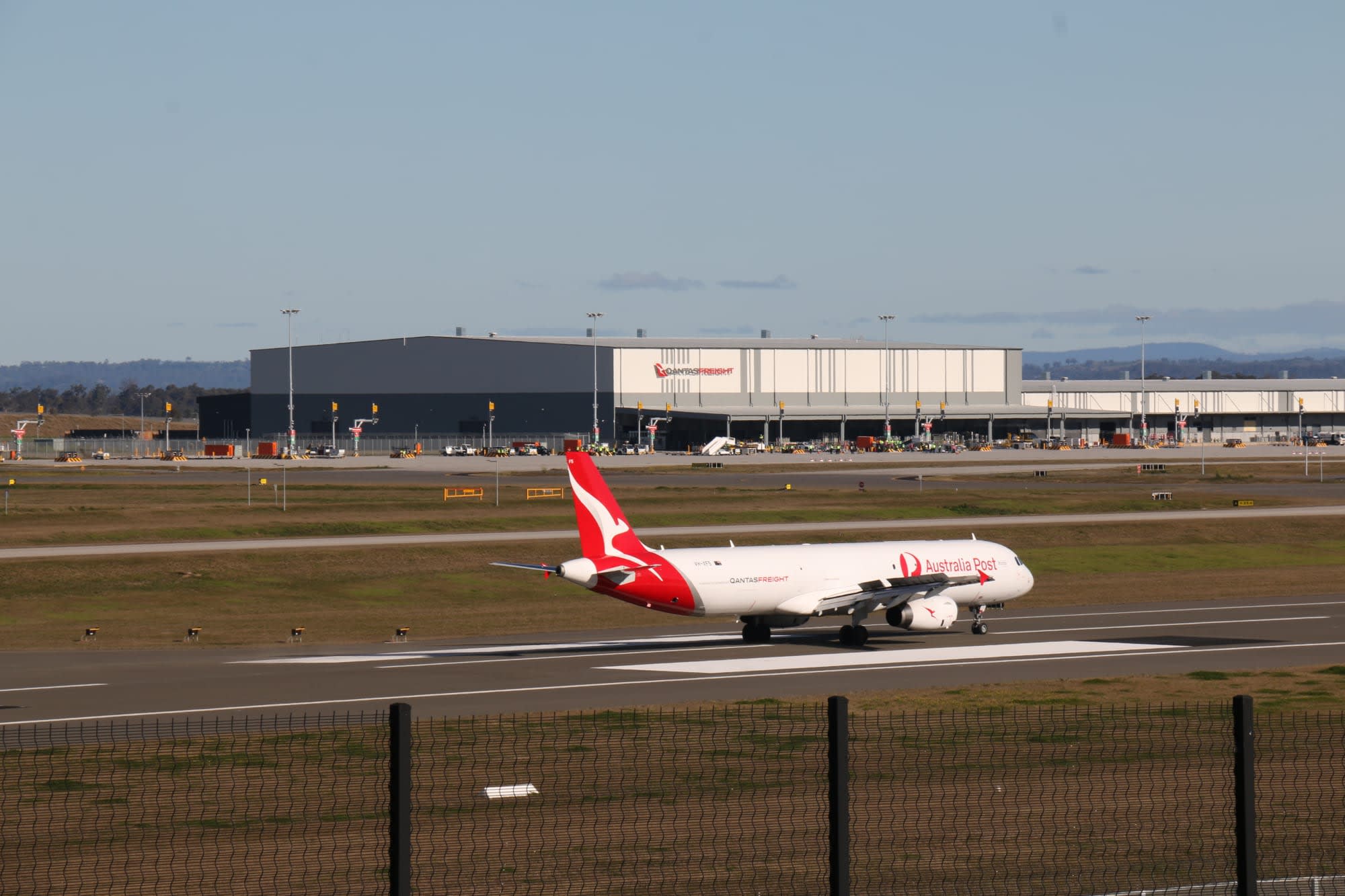 First freighter lands at Western Sydney Airport
