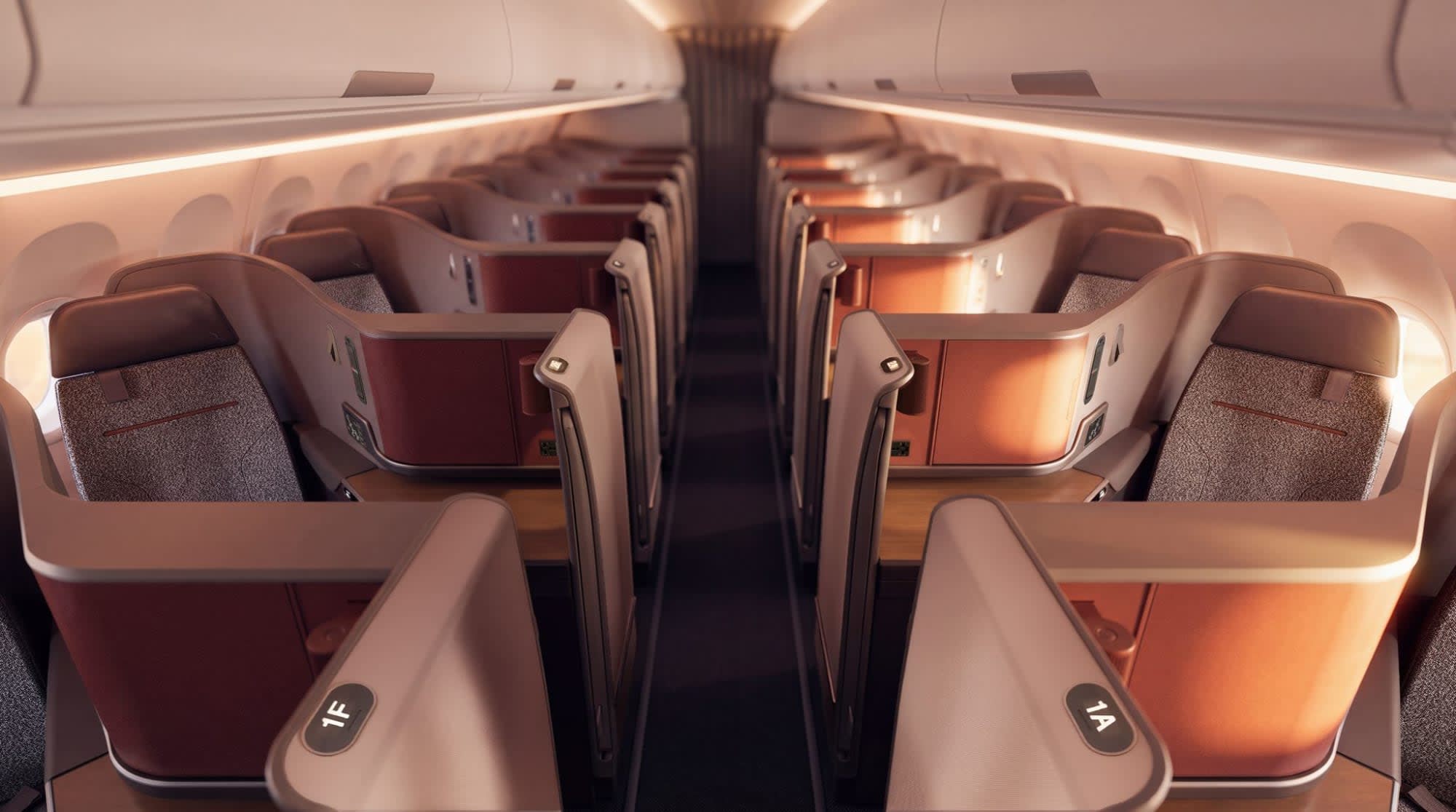 Qantas unveils new A321XLR, 787 Business cabins