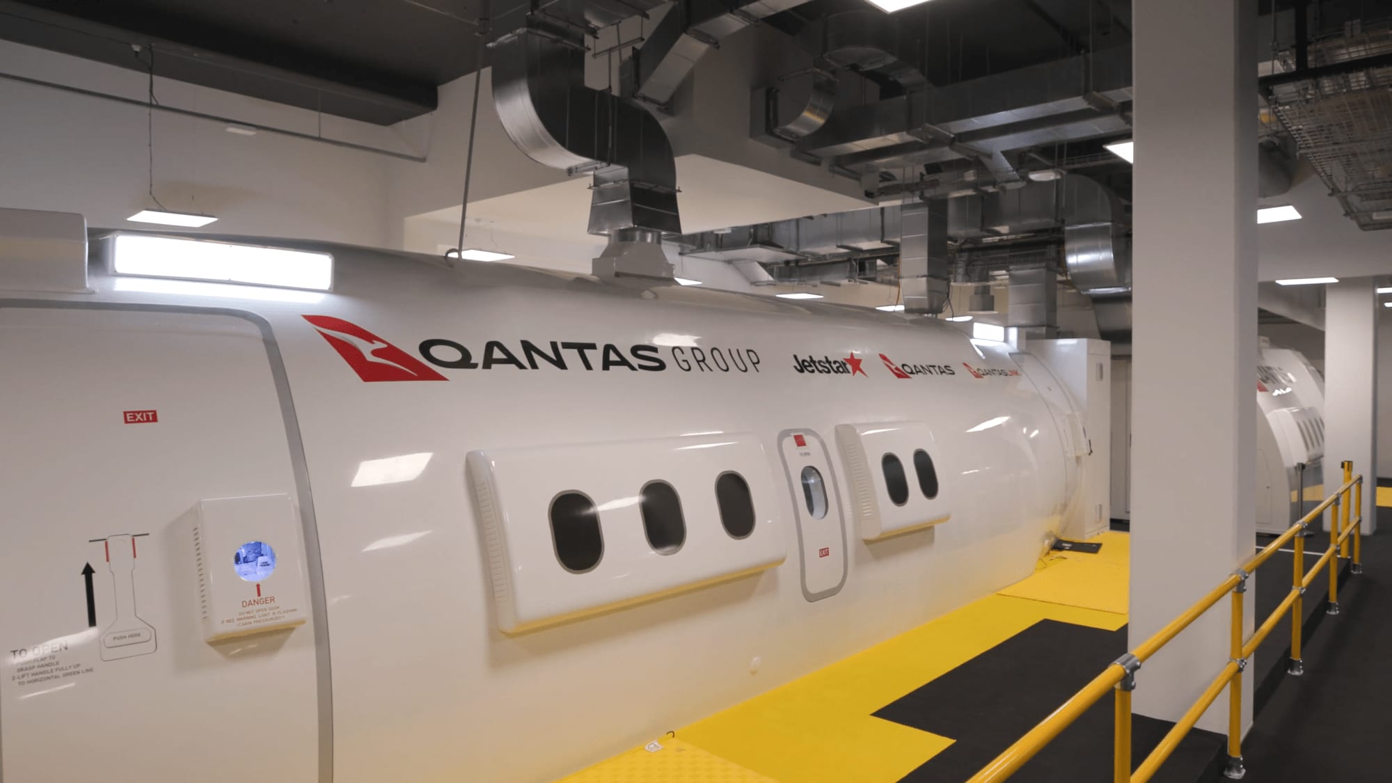 Qantas opens new Sydney safety training centre