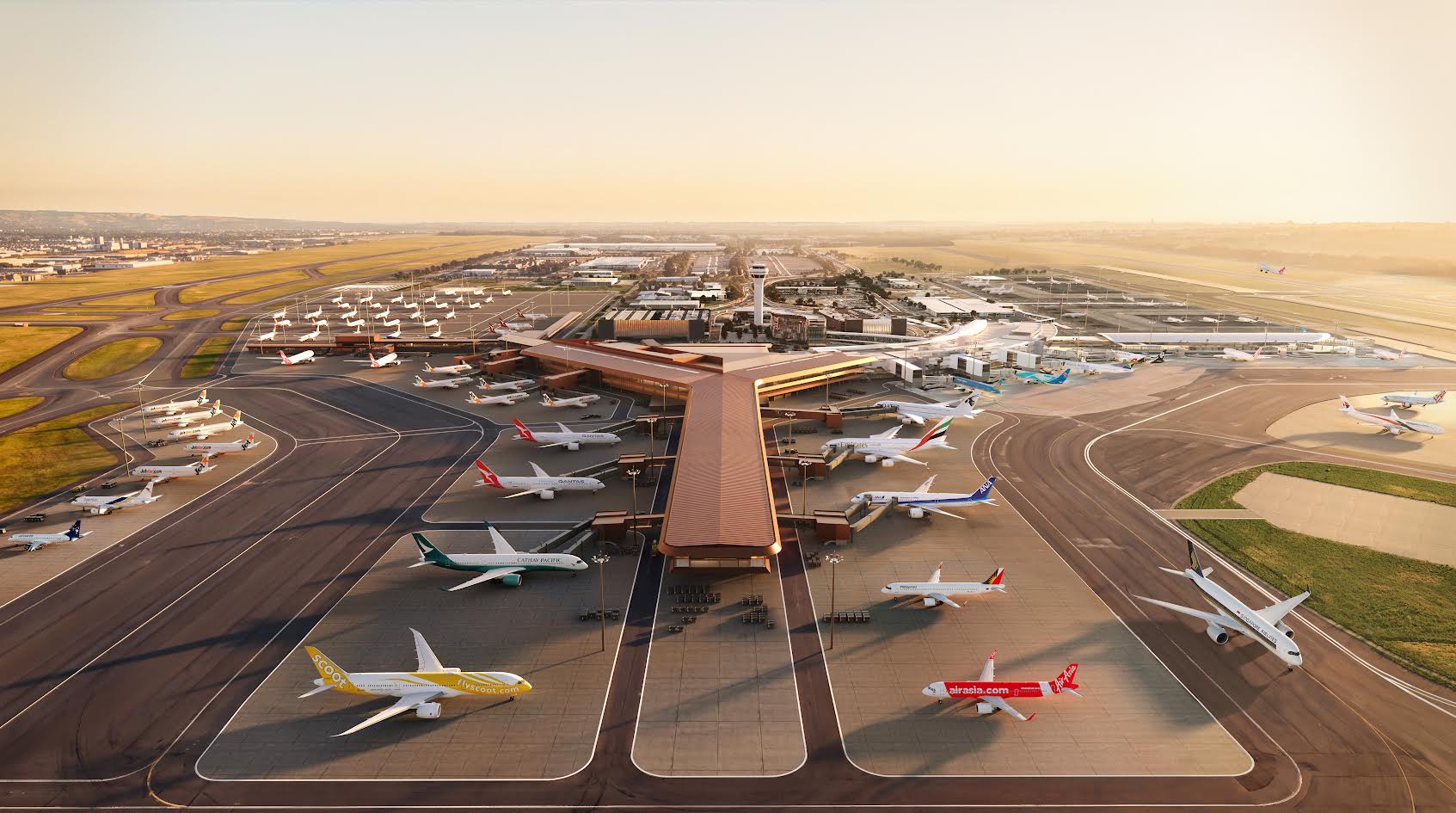 Perth Airport shows off design for mammoth new terminal