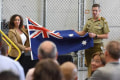 Boeing officially raises Australian flag on Apache production line