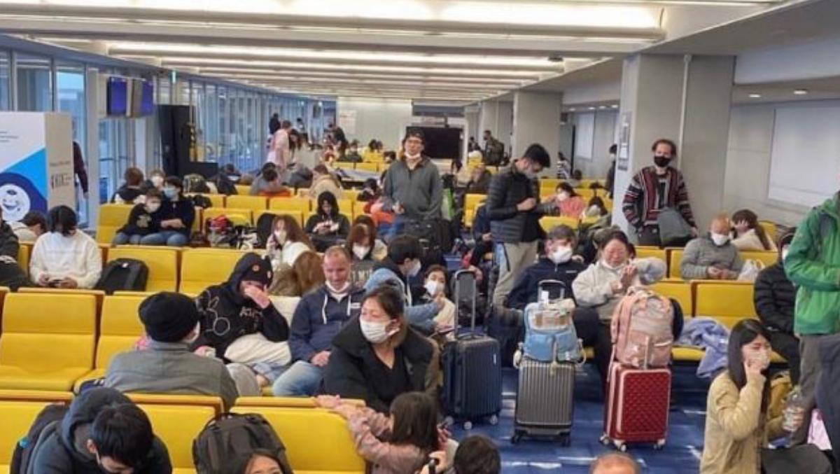 Jetstar passengers trapped at Kansai International Airport, Osaka