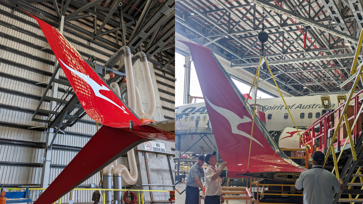 Qantas installs dual-blade wingtips on 737s – Australian Aviation