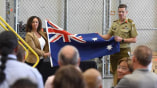 Boeing officially raises Australian flag on Apache production line