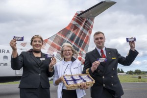 Loganair partners with Mrs Tilly's to serve Scottish tablet on flights